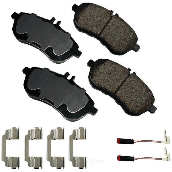 Akebono Euro Akebono EUR1340A Euro Ultra Premium Ceramic Pads EUR1340A - main